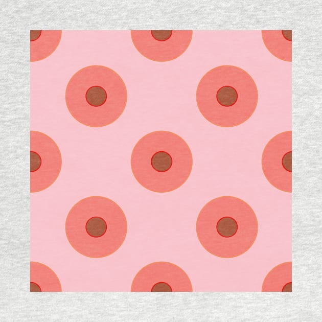 Pink vintage duplo dots by YamyMorrell